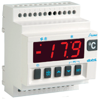 Digital thermostat with heating or cooling action - XR10D