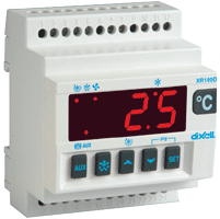 Digital controller for M.T. and L.T. for ventilated applications with door switc - XR170D