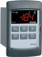 Digital controller for N. T. applications with "off cycle" defrost and light rel - XW20V