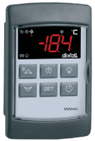 Digital controller for N. T. applications with "off cycle" defrost and light rel - XW20VS