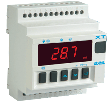 ON/OFF configurable digital 1 stage controller with alarm relay - XT111D