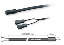 Temperature probe with NTC thermistor
for XT11S 12Vac and 24Vac/dc
 - NG6F