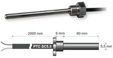 רגש טמפרטורה PTC

-30÷80°C - SC5.5