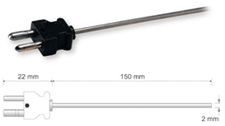 DIN connector, Fe-CO
Temperature range: 0÷600°C (32÷1112°F) - TJD215