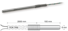 Thermocouple probe
Temperature range: 0÷350°C (32÷662°F) - TK6